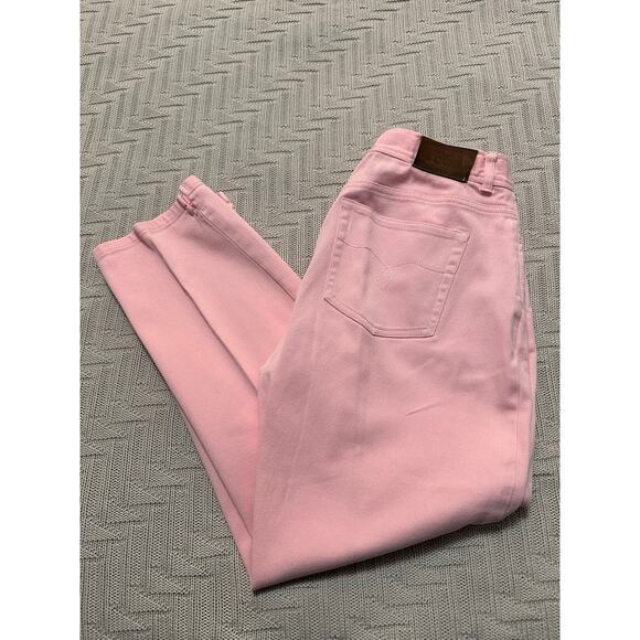Lauren Ralph Lauren pink straight leg jeans size 8 petite - Picture 1 of 8